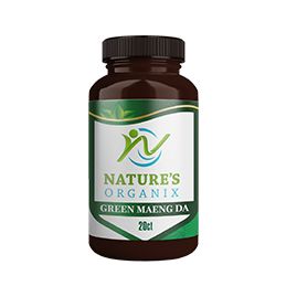 Nature's Organix Kratom Capsules Green Maeng Da 20