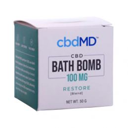 CBDMD CBD Bath Bomb Restore 100mg