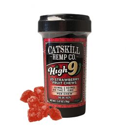 Catskill Hemp Co. High-9 Strbry Fruit Chews 20ct