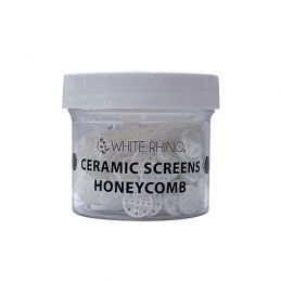 White Rino Ceramic Honeycomb Screens 200ct