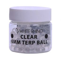 White Rhino 6MM Terp Ballst Clear 100ct Display 