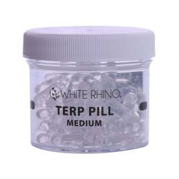 White RhinoTerp Pills Medium 100ct Display 